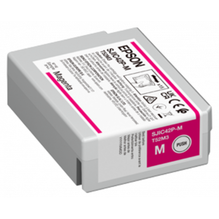 Картридж струйный Epson SJIC42P-M (C13T52M340) пурпурный