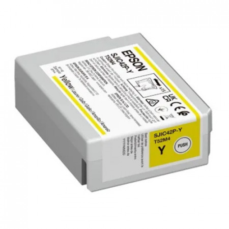 Картридж струйный Epson SJIC42P-Y (C13T52M440) желтый
