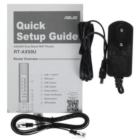 Wi-Fi роутер ASUS RT-AX59U черный