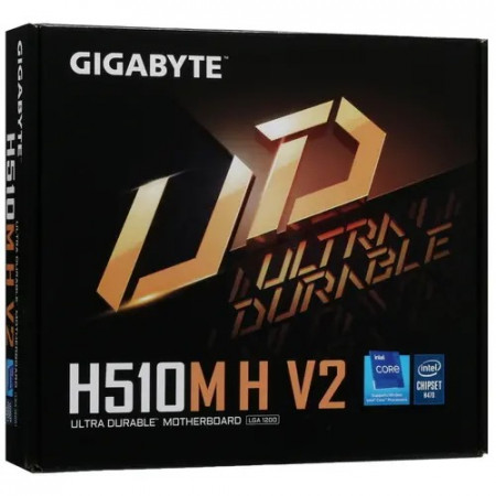 Материнская плата GIGABYTE H510M H V2 черный