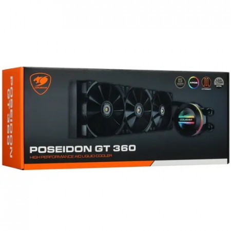 Система водяного охлаждения Cougar POSEIDON GT360 (3MAQS360.0001) черный