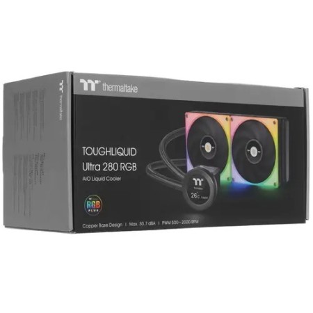 Система водяного охлаждения Thermaltake TOUGHLIQUID Ultra 280 RGB (CL-W371-PL14SW-A) черный