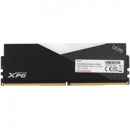 Оперативная память ADATA XPG Lancer RGB (AX5U5600C3616G-CLARBK) 16 ГБ черный