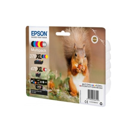Картридж струйный Epson C13T379D4020 многоцветный (в упаковке 6шт) (с чипом)
