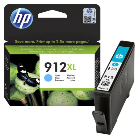 Картридж струйный HP Europe 912XL (3YL81AE) голубой (повышенная емкость) (с чипом)