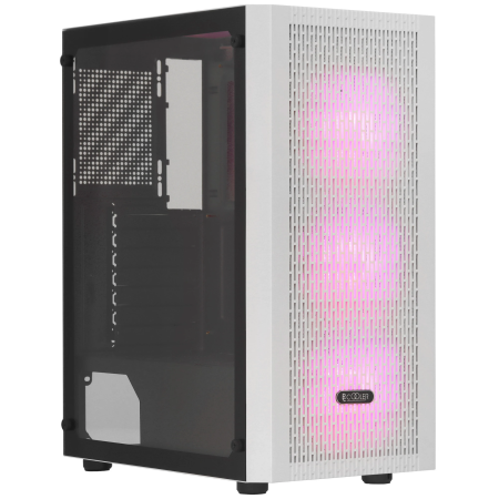 Корпус PCCooler MA100 MESH WH (C3-A510WHP3-GL) белый