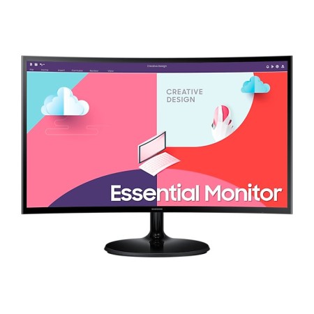 24" Монитор Samsung Essential S3 S36C (LS24C362EAIXCI) черный