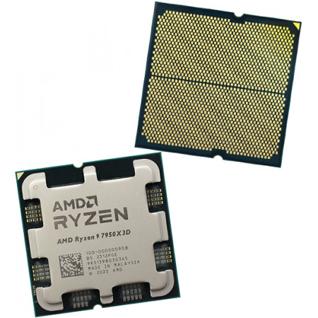 Процессор AMD Ryzen 9 7950X3D OEM (100-100000908) серый