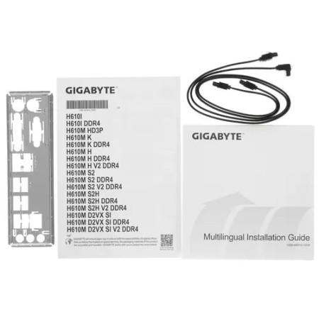 Материнская плата GIGABYTE H610M S2H черный