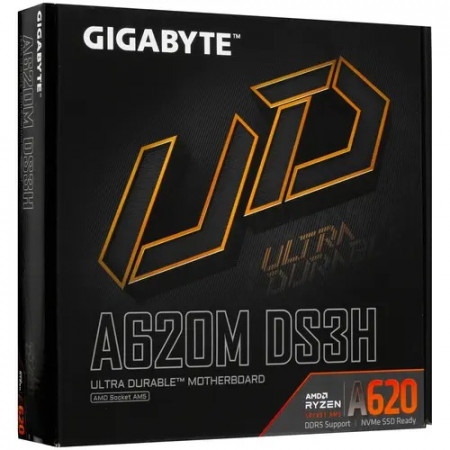 Материнская плата GIGABYTE A620M DS3H черный