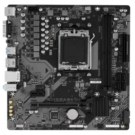 Материнская плата GIGABYTE A620M S2H черный