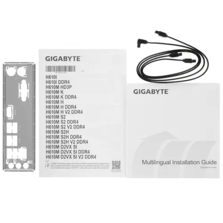 Материнская плата GIGABYTE H610M H черный