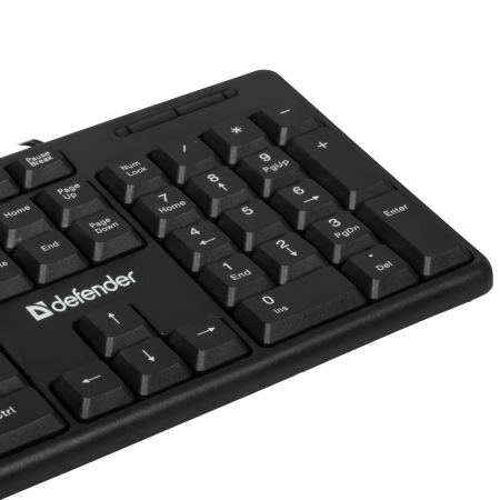Клавиатура проводная Defender Element HB-520 (45522) черный