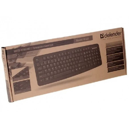 Клавиатура проводная Defender Element HB-520 (45522) черный