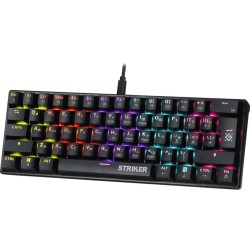 Клавиатура проводная Defender Striker GK-380L (45380) черный