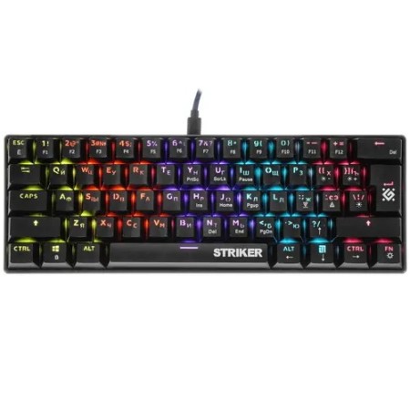 Клавиатура проводная Defender Striker GK-380L RU (45380) черный