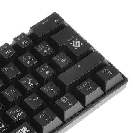 Клавиатура проводная Defender Striker GK-380L RU (45380) черный