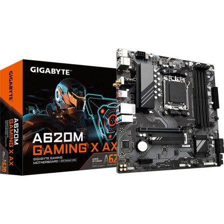 Материнская плата GIGABYTE A620M GAMING X AX черный
