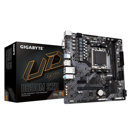 Материнская плата GIGABYTE B650M S2H черный