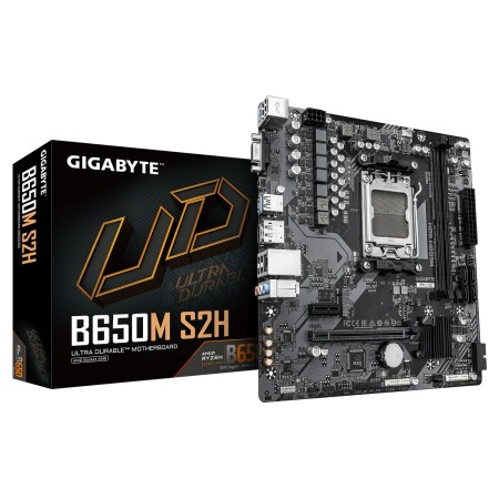 Материнская плата GIGABYTE B650M S2H черный