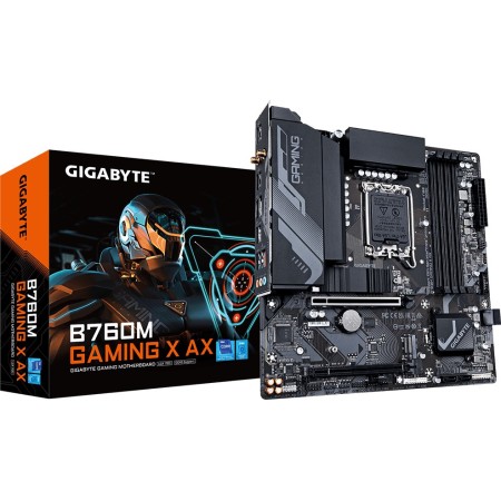 Материнская плата Gigabyte B760M GAMING X AX черный