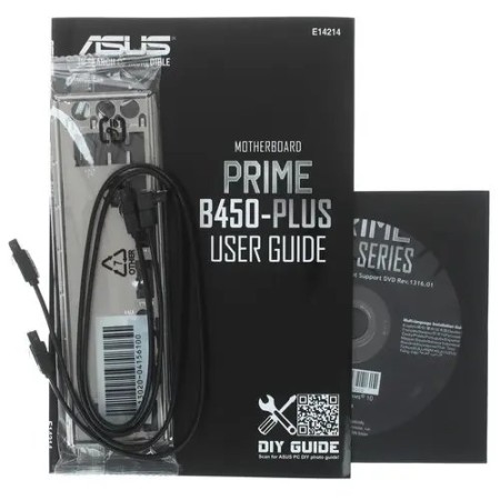 Материнская плата ASUS PRIME B450-PLUS черный