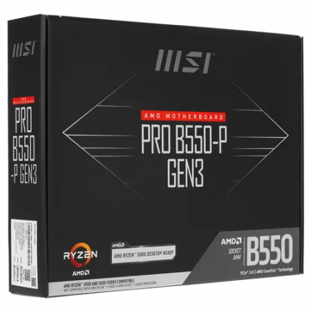Материнская плата MSI PRO B550-P GEN3 коричневый