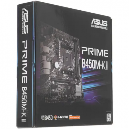 Материнская плата ASUS PRIME B450M-K II черный