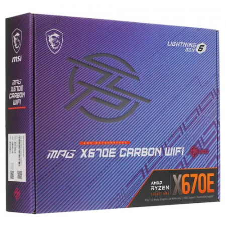 Материнская плата MSI MPG X670E CARBON WIFI черный