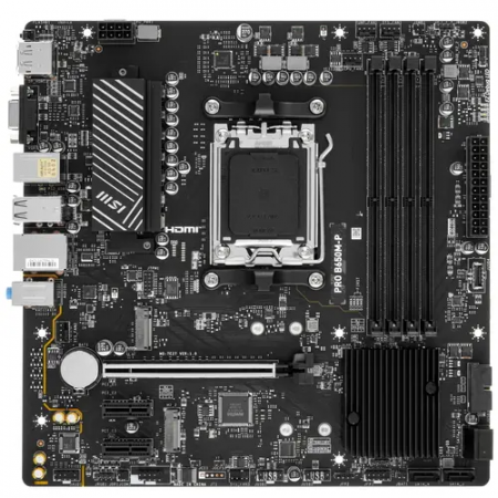 Материнская плата MSI PRO B650M-P черный