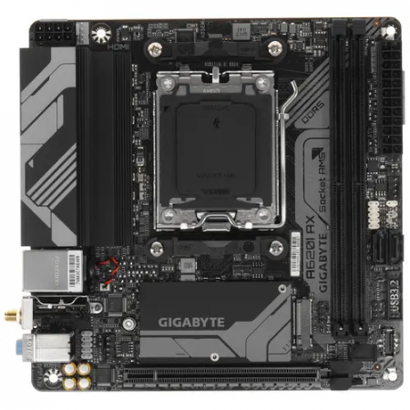 Материнская плата Gigabyte A620I AX черный