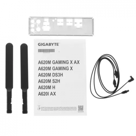 Материнская плата Gigabyte A620I AX черный
