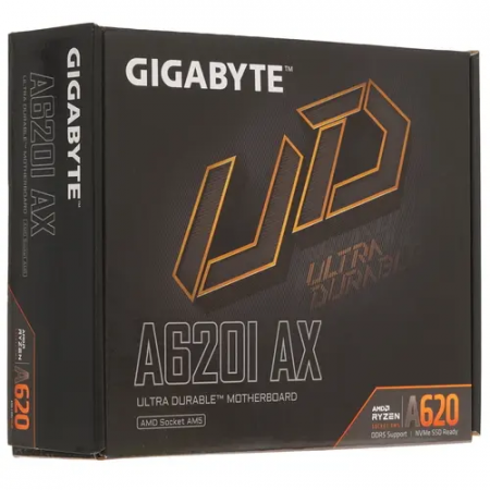 Материнская плата Gigabyte A620I AX черный