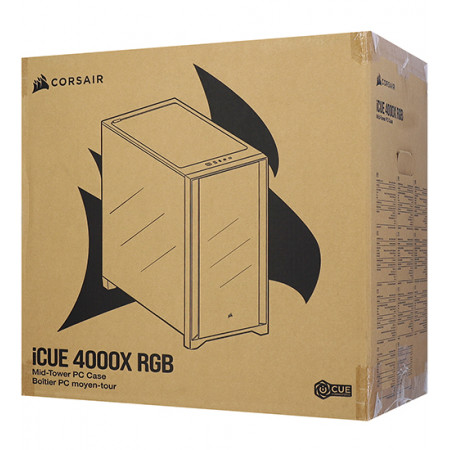 Корпус Corsair iCUE 4000X RGB (CC-9011204-WW) черный