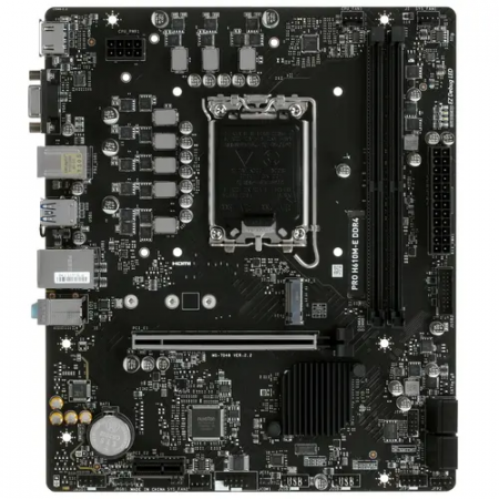 Материнская плата MSI PRO H610M-E DDR4 черный