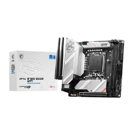 Материнская плата MSI MPG B760I EDGE WIFI белый
