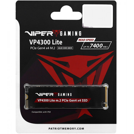 500 ГБ SSD диск Patriot VP4300L (VP4300L500GM28H) черный