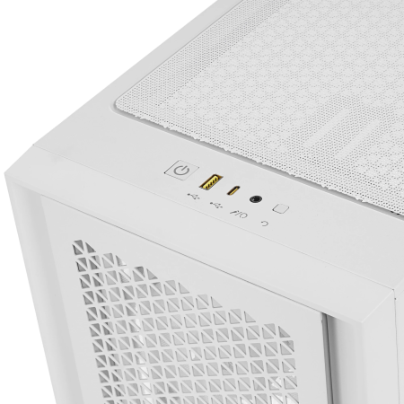 Корпус Corsair iCUE 4000D RGB Airflow (CC-9011241-WW) белый
