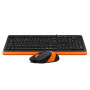 Клавиатура + мышь проводная A4Tech Fstyler F1010 (F1010-ORANGE) оранжевый