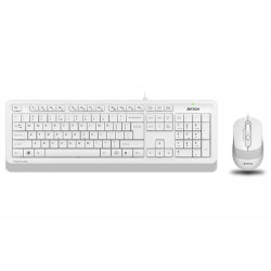 Клавиатура + мышь проводная A4Tech Fstyler F1010 (F1010-WHITE) белый