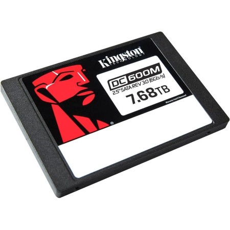 7.68 ТБ SSD диск Kingston DC600M (SEDC600M/7680G) черный