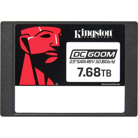 7680 ГБ Серверный SSD диск Kingston DC600M (SEDC600M/7680G) черный