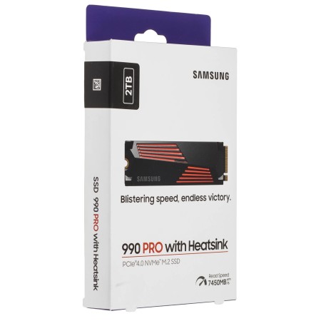 2 ТБ SSD диск Samsung 990 PRO (MZ-V9P2T0GW) черный