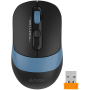 Мышь беспроводная A4tech Fstyler FB10CS (FB10CS-Ash/Blue) черный/синий