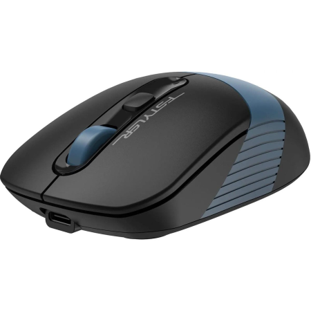 Мышь беспроводная A4tech Fstyler FB10CS (FB10CS-Ash/Blue) черный/синий