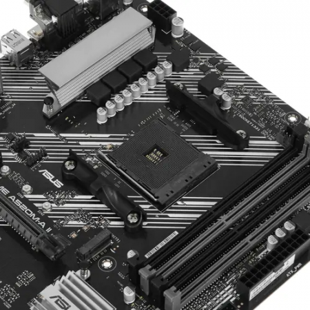 Материнская плата ASUS PRIME A520M-A II черный