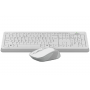 Клавиатура + мышь беспроводная A4tech Fstyler FG1010S (FG1010S-White) белый