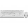 Клавиатура + мышь беспроводная A4tech Fstyler FG1010S (FG1010S-White) белый