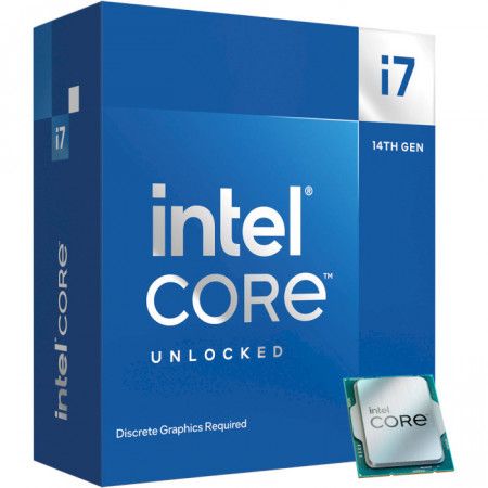 Процессор Intel Core i7-14700KF BOX без кулера (BX8071514700KF) черный