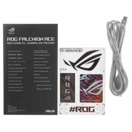 Клавиатура проводная Asus M602 ROG Falchion Ace (90MP0346-BKRA10) белый